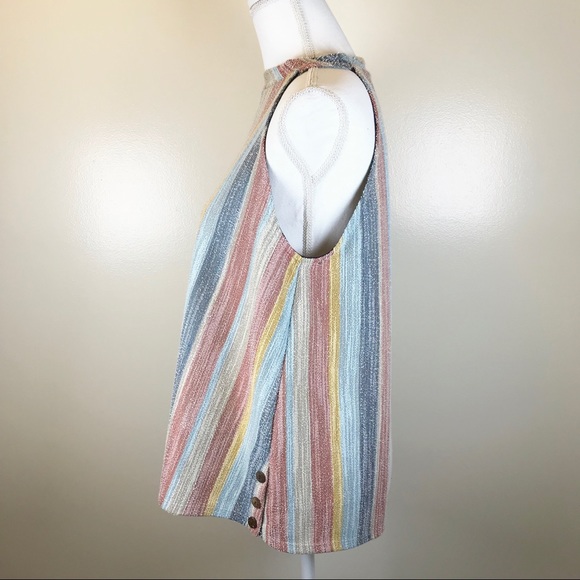 SOLD W5 • NWT Anthropologie Multicolor Halter Top - Picture 4 of 8